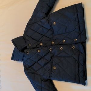 Toddler unisex size 12-18 months Janie and Jack quilted barn coat